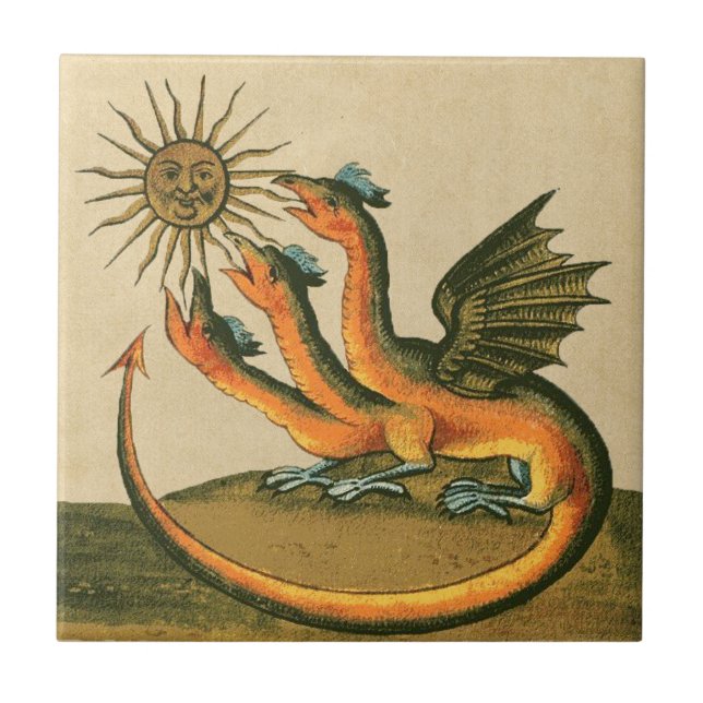 Carreau Clavis Artis Dragons Alchemy (Devant)