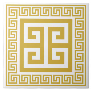Carreau Clé grecque Motif en céramique