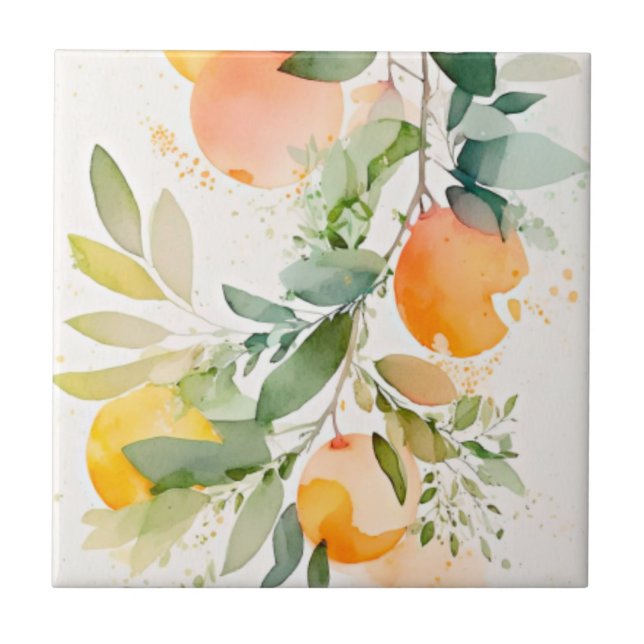 Carreau Clementine Mandarine (Devant)