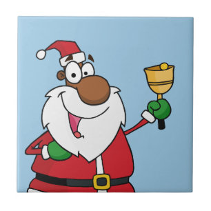 Carreau Cloche sonnant Noir Père Noël