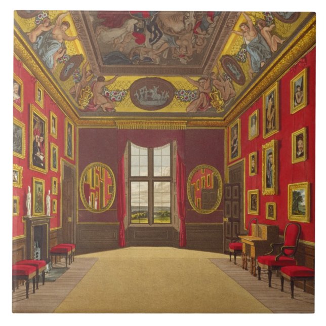 Carreau Closet du Roi, château de Windsor, 'de recherche (Devant)