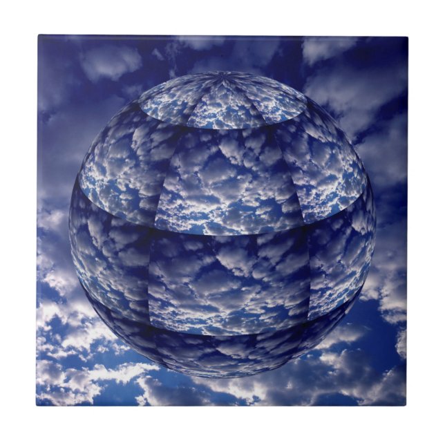 Carreau Cloud 3D Abstrait (Devant)