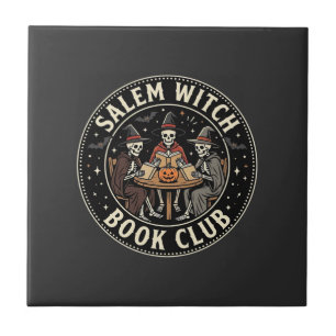 Carreau Club de lecture de sorcières de Salem Halloween Dé