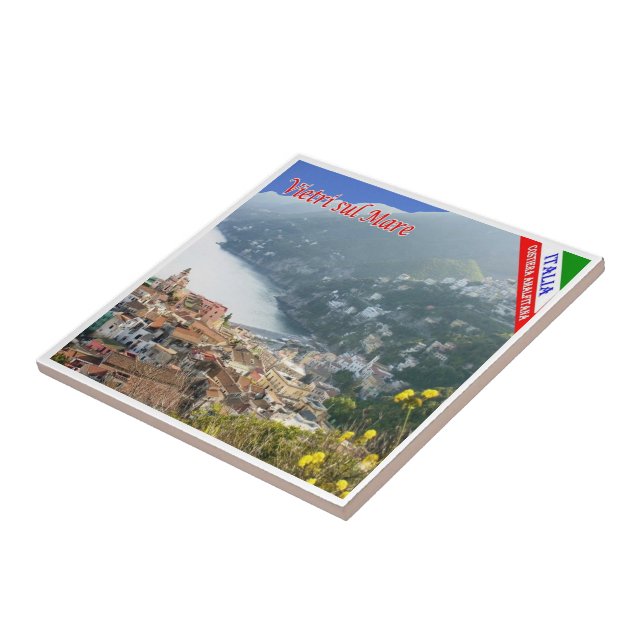 Carreau CMP095 CÔTE AMALFI, Vietri (Italie), (Côté)