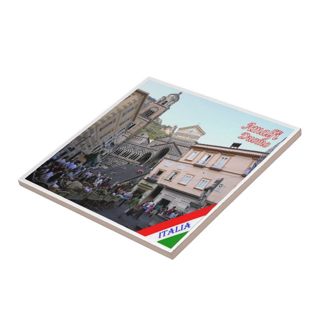 Carreau CMP141 AMALFI, Carré de Duomo, Italie, (Côté)