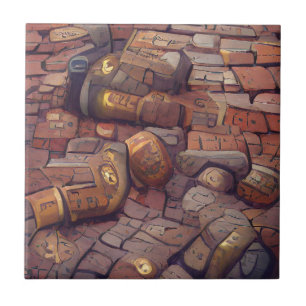 Carreau Cobblestones steampunk art graphique 