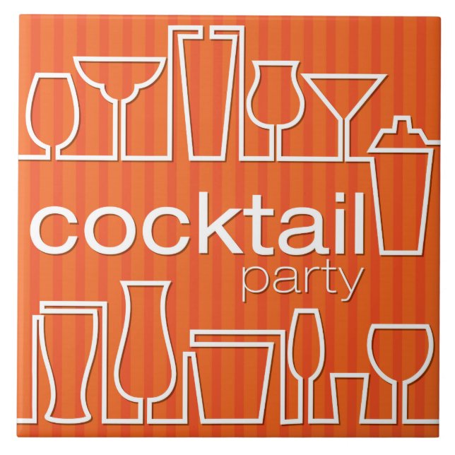 Carreau Cocktail orange (Devant)