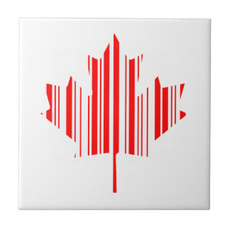 Carreau CODE BARRE MAPLE LEAF CANADA Motif de code barre