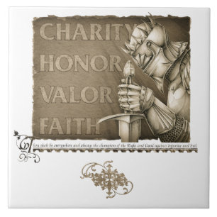 Carreau Code de chevalerie