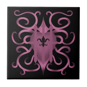 Carreau Coeur décoratif capturé