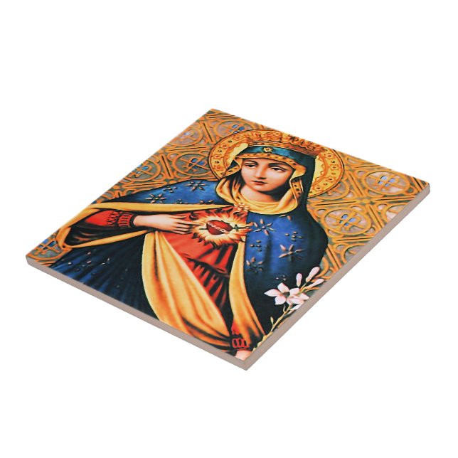 Carreau Coeur immaculé de Marie (Côté)