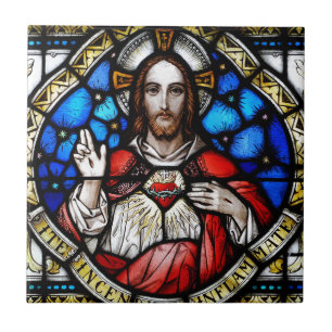 CARREAU COEUR SACRÉ DE JÉSUS