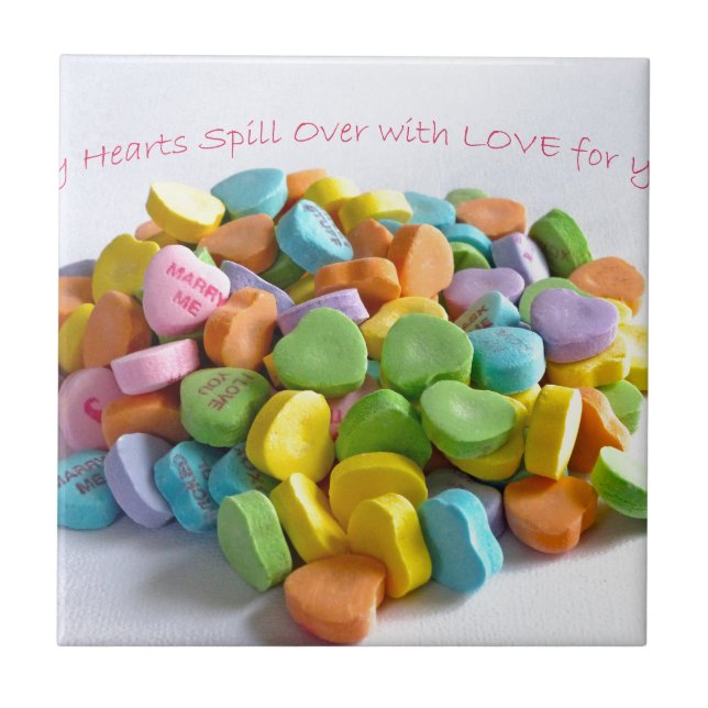 Carreau Coeurs de bonbons (Devant)