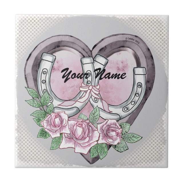 Carreau Coeurs de fer à cheval (Devant)