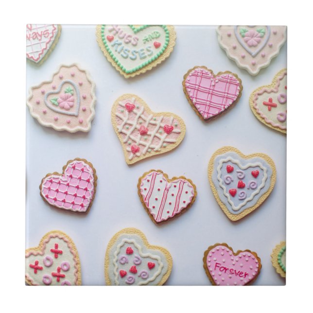 Carreau Coeurs de la Saint Valentin (Devant)