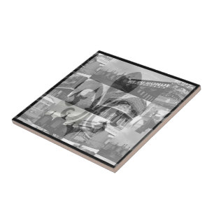 Carreau Collage de la Nouvelle-Orléans [trépied] - petit