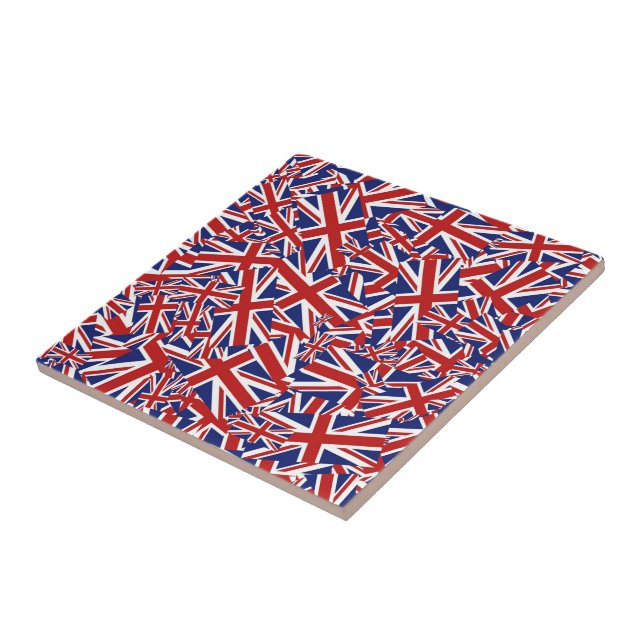 Carreau Collage d'Union Jack (Côté)