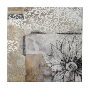 Carreau Collage Fleur II