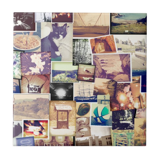 Carreau Collage Hip du filtre photo Indie (Devant)
