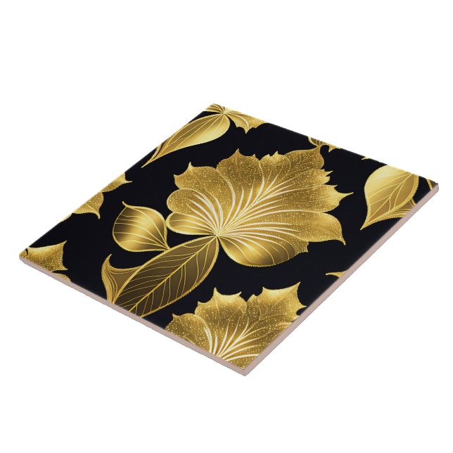 Carreau Collection Art Déco Black Gold tendance (Côté)