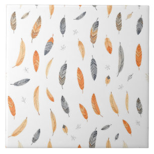 Carreau Collection Bohème Tendance Luxe Plumes