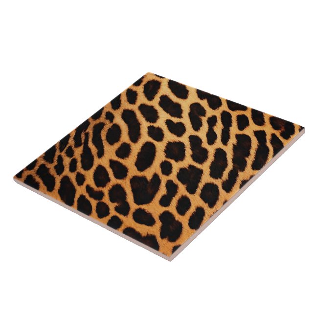 Carreau Collection de Posters de animaux de chats Leopard  (Côté)