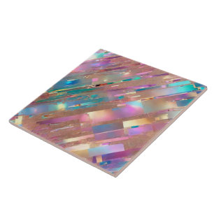 Carreau Collection Holographique Opal Parties scintillant 