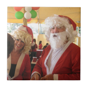 Carreau Collection Père Noël élégante.