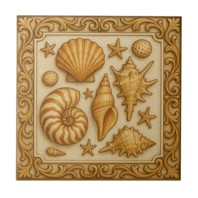 Carreau Collection Seashells (Devant)
