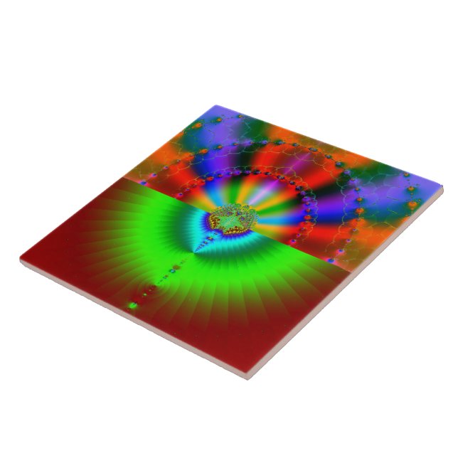 Carreau Collision galaxique fractale (Côté)