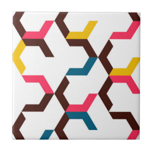 Carreau Colorée, moderne, cool tendance chevron flèche for