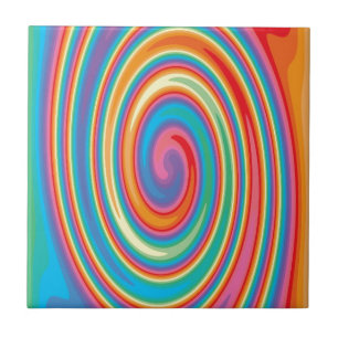 Carreau Colorful pinwheel design