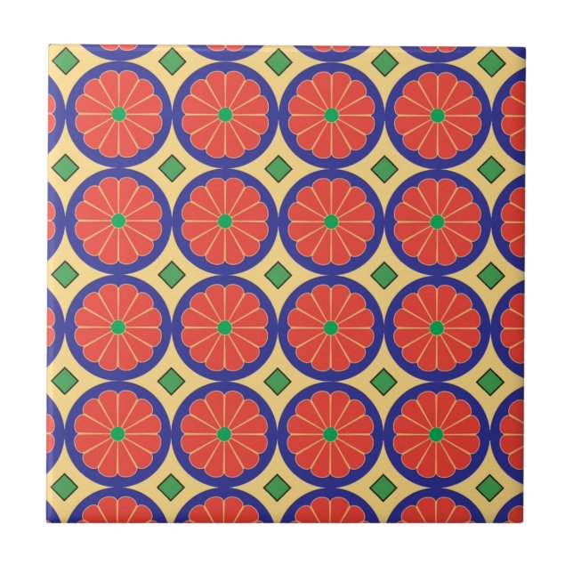 Carreau colorl seamleslieu pattern string (Devant)
