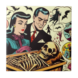 Carreau Comics Retro Goth Couple