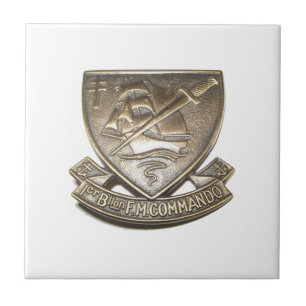 Carreau Commando Kieffer - Insigne 1er BFMC