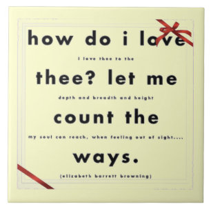 Carreau Comment font l'amour Thee d'I