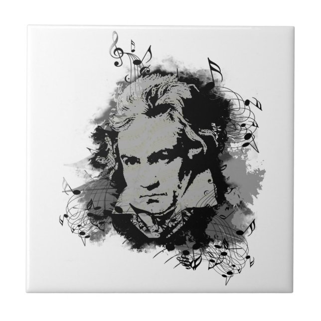 Carreau Compositeur allemand Beethoven musique classique (Devant)