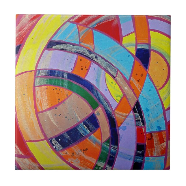 Carreau Composition #15 par Michael Moffa (Devant)