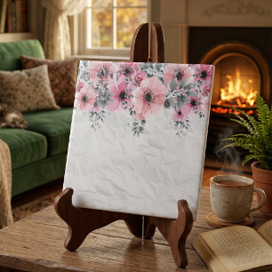 Carreau Composition florale élégante antique romantique