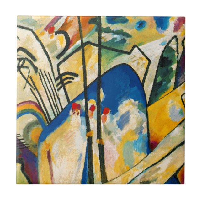 Carreau Composition Kandinsky IV (Devant)