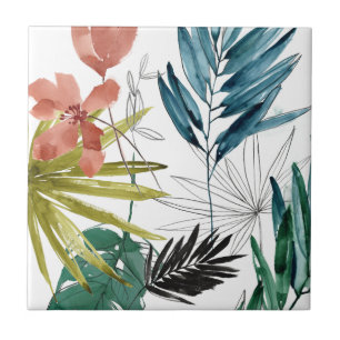 Carreau Composition tropicale