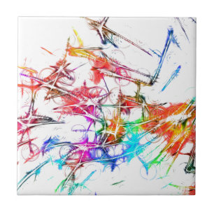 Carreau Conception colorée abstraite