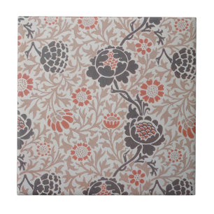 Carreau Conception d'art botanique de William Morris Graft