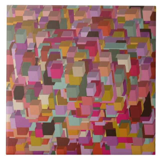 Carreau Conception De Blocage Et De Bande Rectangle En Mul (Devant)