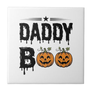 Carreau Conception de chemise de pumpkin Halloween vintage