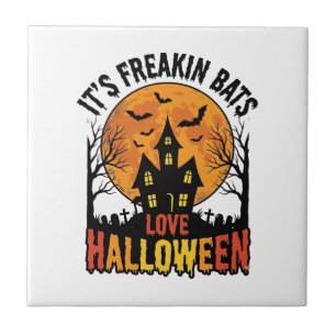 Carreau Conception de chemise vintage Freakin Bats Love Ha