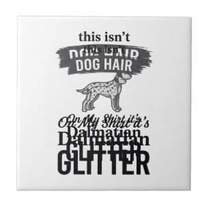 Carreau Conception de citation de cheveux de chien drôle d