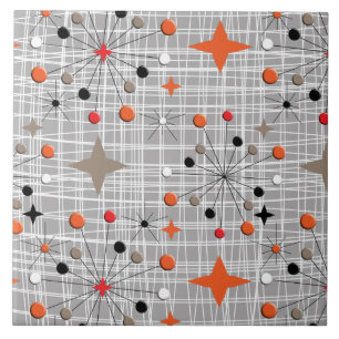 Carreau Conception de démarrage atomique rétro