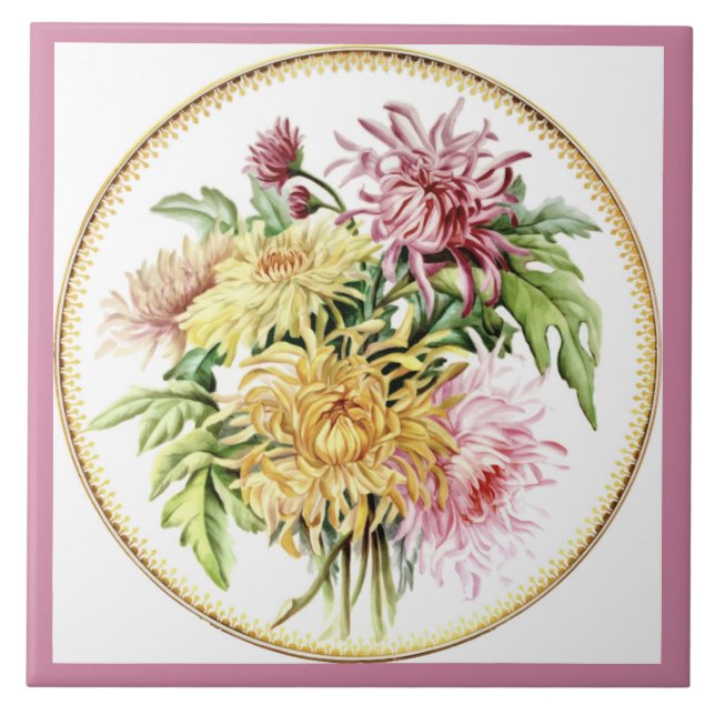 CARREAU CONCEPTION DE FLEURS (Devant)