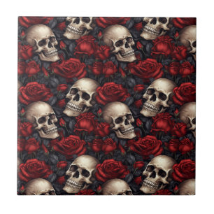 Carreau Conception de la série A Skull and Roses 10